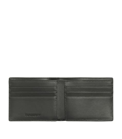 Check Bifold Wallet in Charcoal 